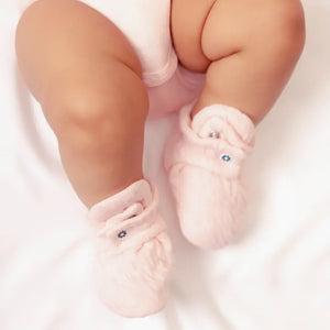 Soft Cotton Baby Booties | Pretty Pink